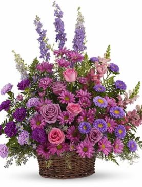 Gracious Lavender Basket